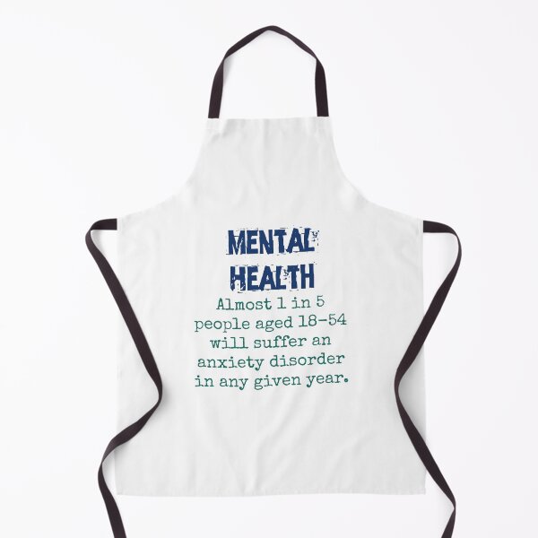 Item preview, Almost 1 in 5 people Will Suffer - Mental Health Quote designed and sold by CrankyOldDude.