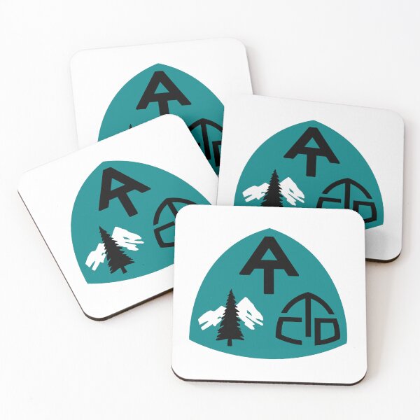 Item preview, Triple Crown of Long Distance Trails in the US hangtag teal designed and sold by Deedy  Studio.