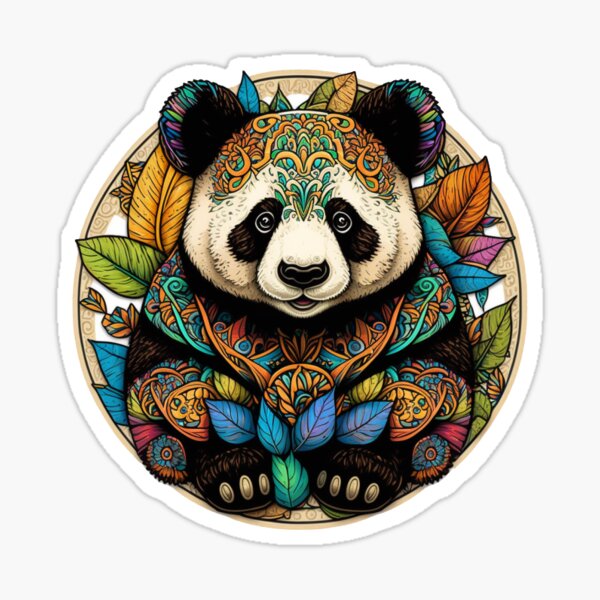 Pandalas Coloring Book: Relax with Panda and Mandala Zentangle