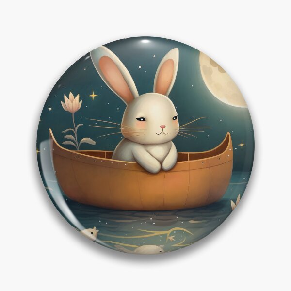Item preview, Starry Night Ferry Ride Rabbit designed and sold by Anicue.