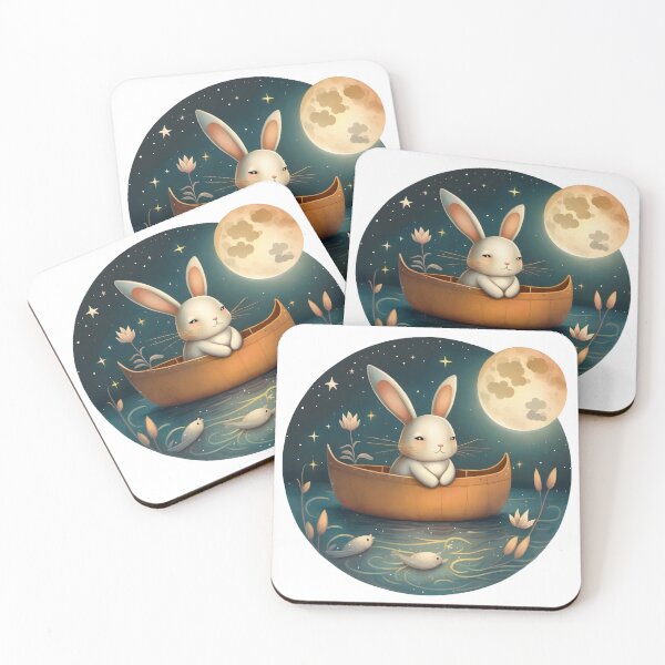 Item preview, Starry Night Ferry Ride Rabbit designed and sold by Anicue.