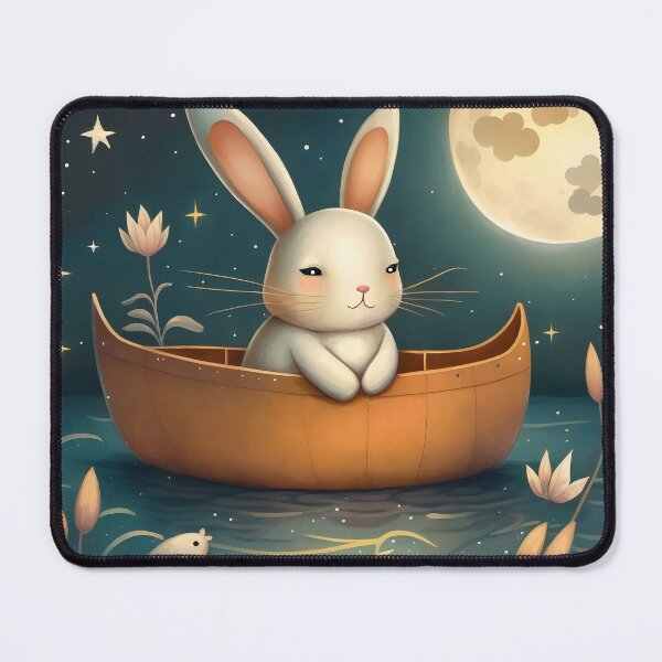 Item preview, Starry Night Ferry Ride Rabbit designed and sold by Anicue.