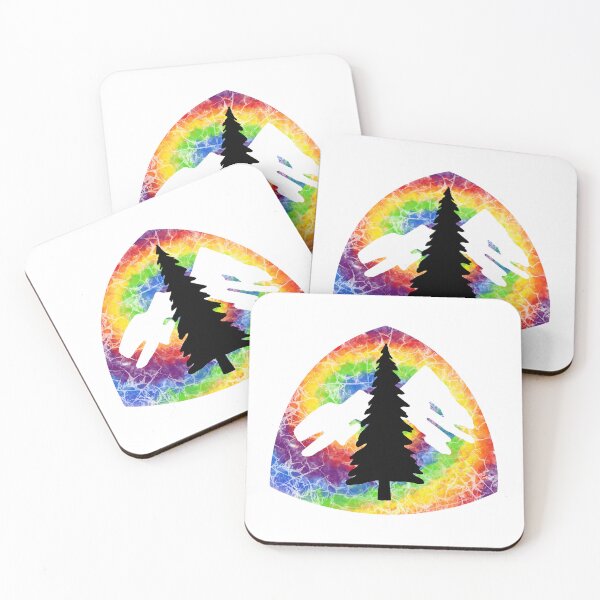 Item preview, Pacific Crest Trail hangtag rainbow tie dye designed and sold by Deedy  Studio.