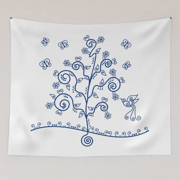 Item preview, Swirly tree and friends designed and sold by mixMixtli.