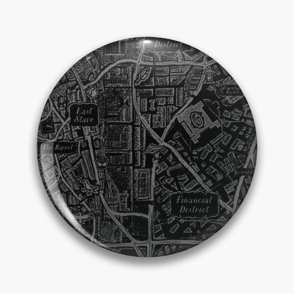 Item preview, Ketterdam Black Map designed and sold by DaniiKay.
