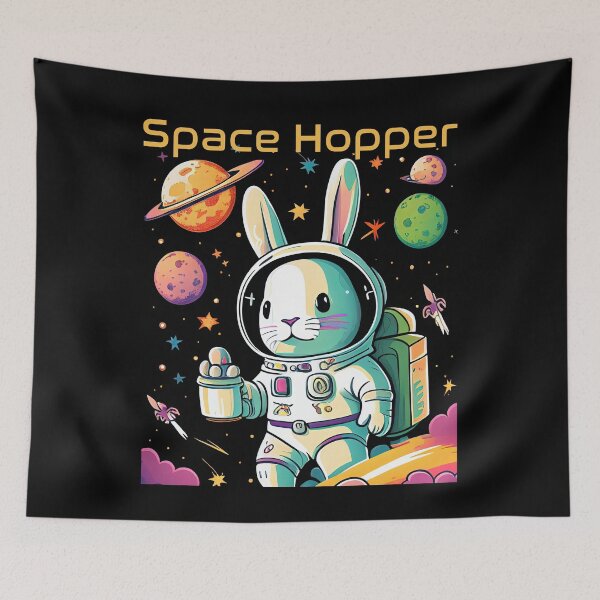 Item preview, Space Hopper Bunny's Cosmic Egg Hunt designed and sold by Justin Haas.