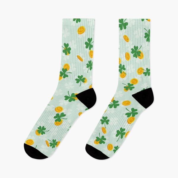 Item preview, lucky coin shamrock st patricks day pattern designed and sold by MGuyerArt.