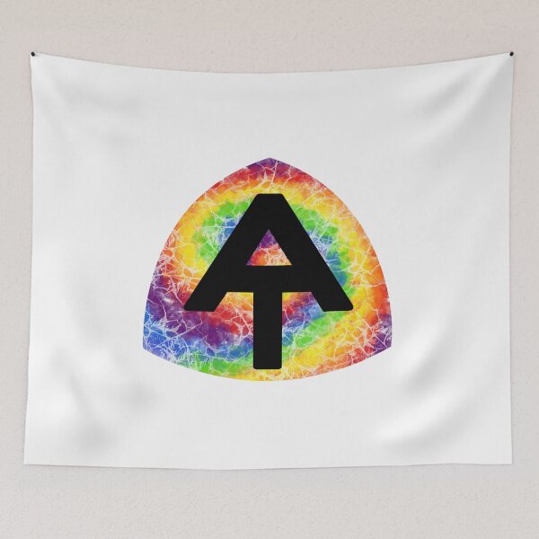 Item preview, Appalachian Trail hangtag rainbow tie dye designed and sold by Deedy  Studio.
