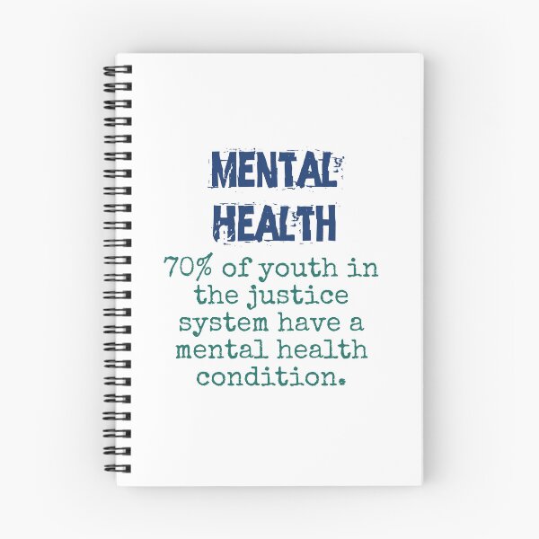 Item preview, 70 Percent Of Youth In The Justice System - Mental Health Quote designed and sold by CrankyOldDude.