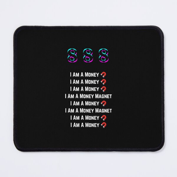 Item preview, Black 888 Afirmation| 888 I Am| 888 Abundance| 888 Universe|888 Money| 888 Wealth| 888 Spirit| 888 Light designed and sold by DailySales8.