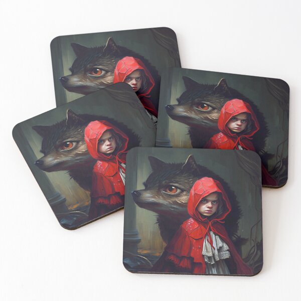 Item preview, Little Red - absurdist, post modern, dark horror in oils designed and sold by iantony.