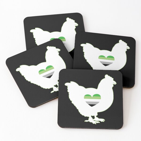 Item preview, Chicken Lover - LGBTQ Aromantic Flag Heart 03 designed and sold by Puddmuppy.