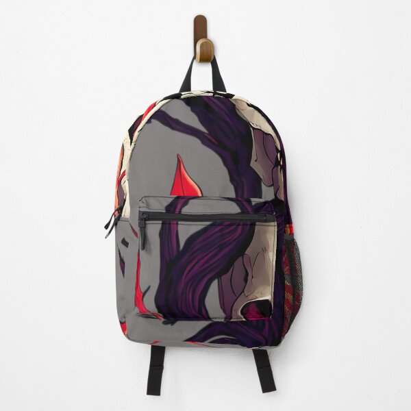 Item preview, Death and Autumn - A Skull with Dark Roots and a Red Maple Leaf designed and sold by GalihDA.