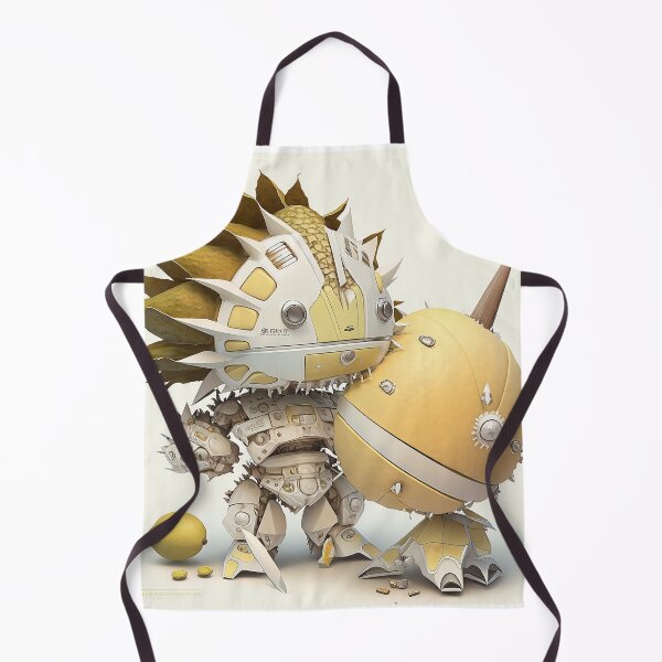 Item preview, Pastel Yellow Durian 3D Robot designed and sold by myfigaidea.
