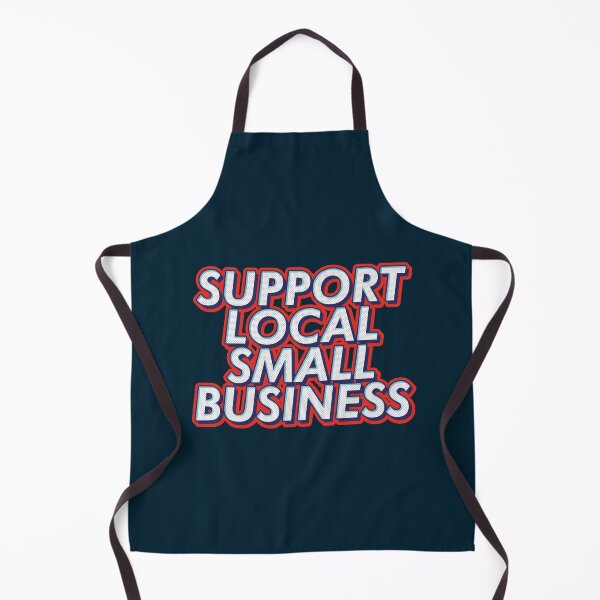 Item preview, Support local small business text typography | Morcaworks designed and sold by Morcawork.