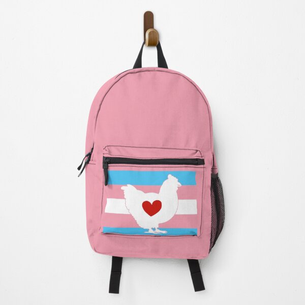 Item preview, Chicken Lover - LGBTQ Trans Flag Heart 01 Pink designed and sold by Puddmuppy.