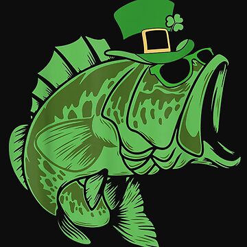 Fishing St Patrick's Day Irish Lucky Fishing For Men Women T-Shirt