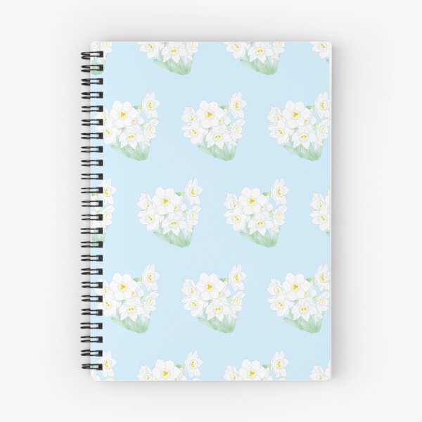 Item preview, Daffodils Blue Pattern designed and sold by Mina Sakatani.