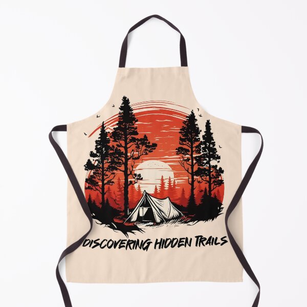 Item preview, Discovering hidden trails in the woods by hiking and camping designed and sold by Brushpalette888.