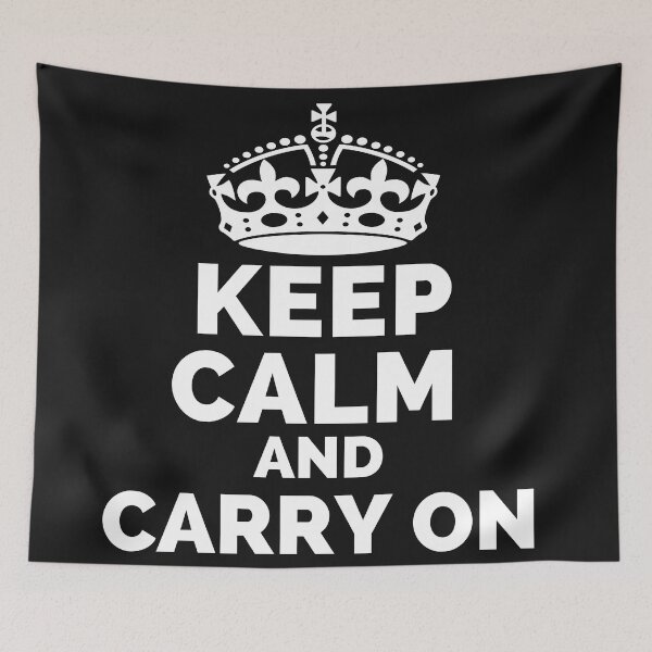 Item preview, Keep Calm And Carry On designed and sold by CreacionsMeraki.