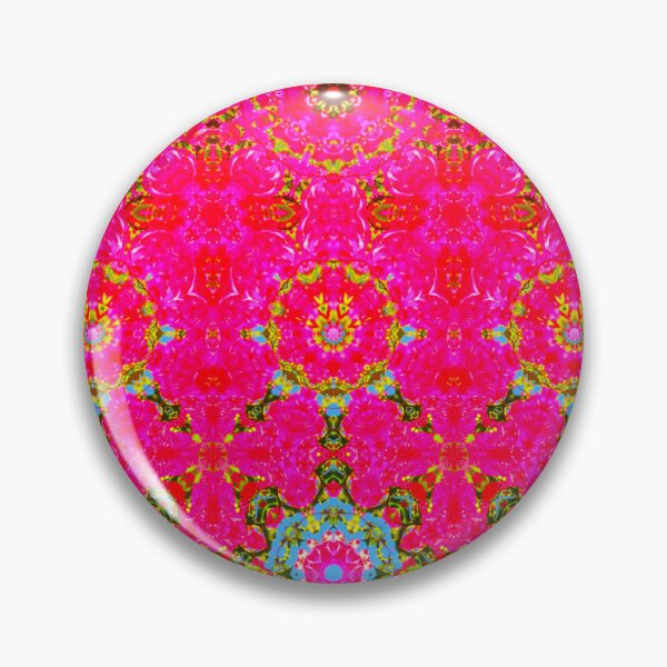 Aperçu de l'œuvre Teinture tie-dye Kaleido rose vif créée et vendue par MothFluffStore.