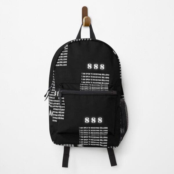Item preview, Black 888 Afirmation Millions Black| 888 I Am| 888 Abundance| 888 Universe|888 Money| 888 Wealth| 888 Spirit| 888 Light designed and sold by DailySales8.
