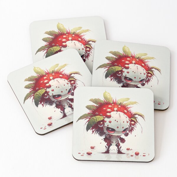 Item preview, Red Rambutan 3D Robot designed and sold by myfigaidea.