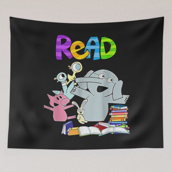 Item preview, Funny Teacher Library Read Book Club Piggie Elephant Pigeons T-Shirt designed and sold by Bright-Marque.