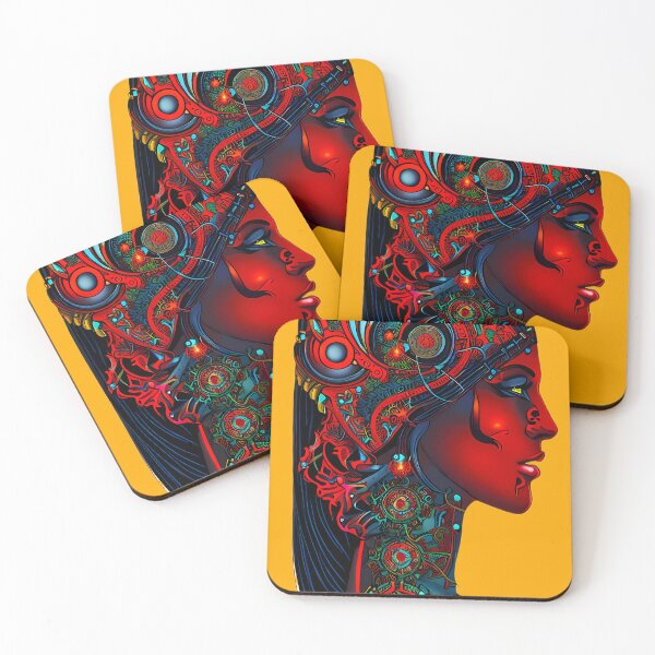 Item preview, Cybernetic Goddess - A Portrait of Technological Beauty designed and sold by GalihDA.