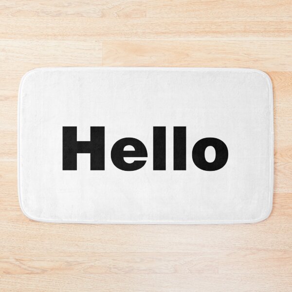 Item preview, Hello designed and sold by gameshowfan2001.