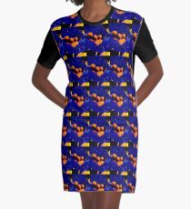 "The Blue Martini" Original Photography by Tony DuPuis Graphic T-Shirt Dress