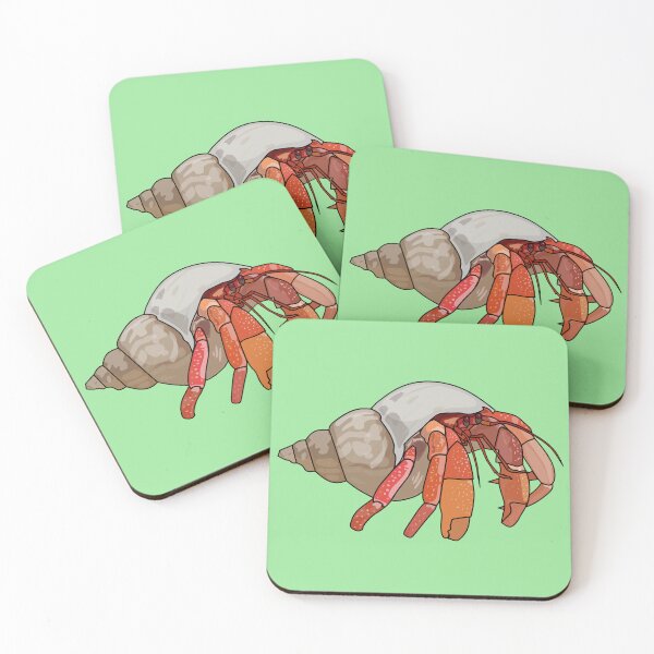 Item preview, Hermit crab cartoon illustration designed and sold by Misscartoon.