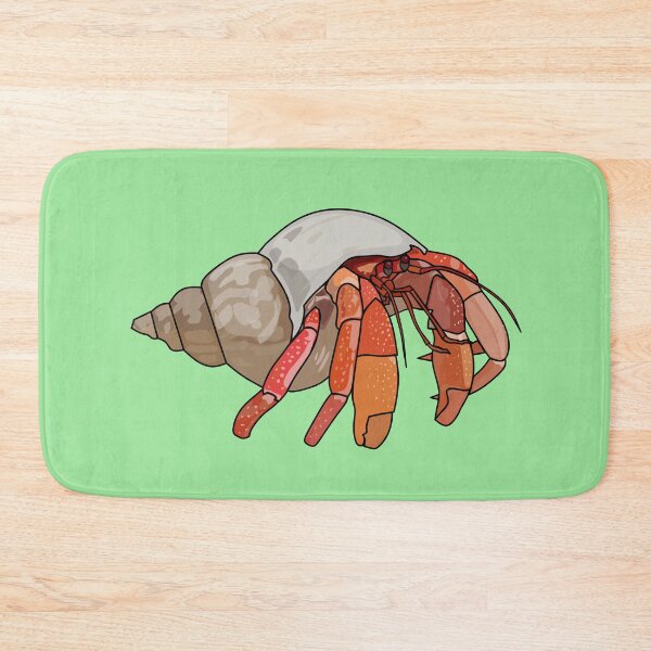 Item preview, Hermit crab cartoon illustration designed and sold by Misscartoon.