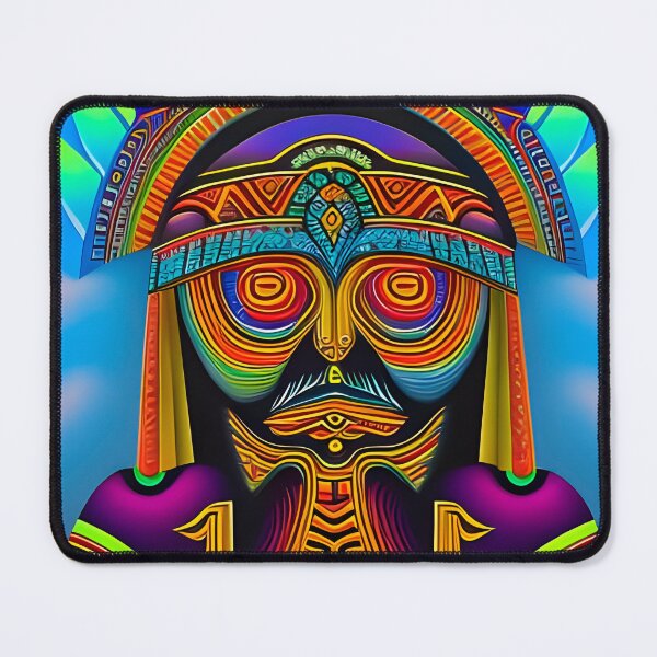 Item preview, New World Gods (11) - Mesoamerican Inspired Psychedelic Art designed and sold by TheThirdEye.