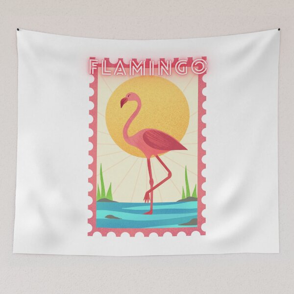 Item preview, Flamingo Stamp designed and sold by HooYooTeeTees.