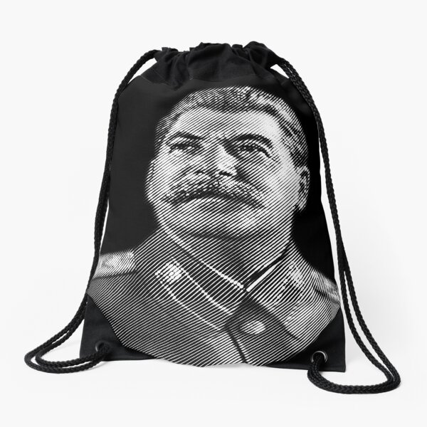Josef Stalin Drawstring Bag
