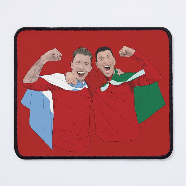 Item preview, Lisandro Martinez Diogo Dalot United Celebration designed and sold by Hevding.