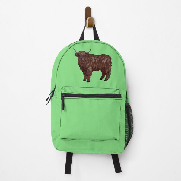 Item preview, Highland cow cartoon illustration designed and sold by Misscartoon.