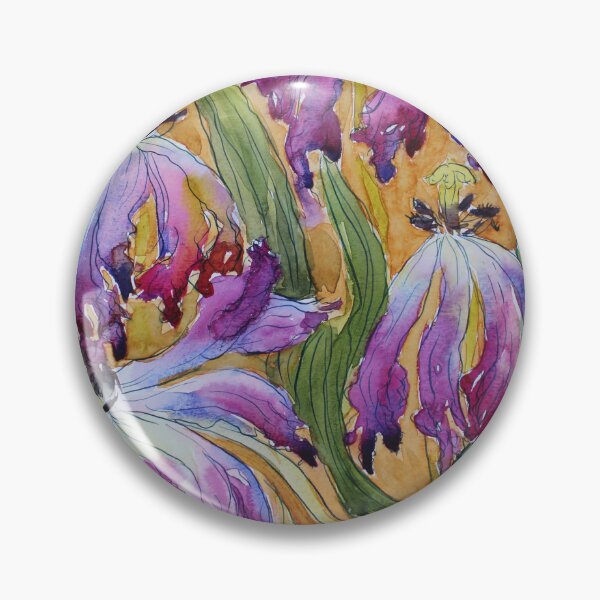 Item preview, Tulips Watercolor Painting designed and sold by Svitlana Prouty.