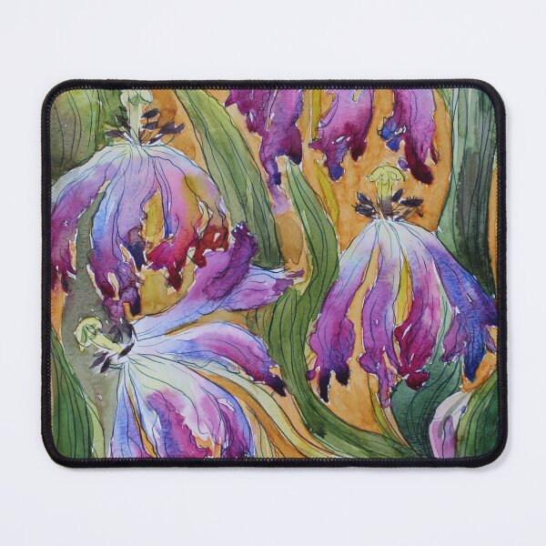 Item preview, Tulips Watercolor Painting designed and sold by Svitlana Prouty.