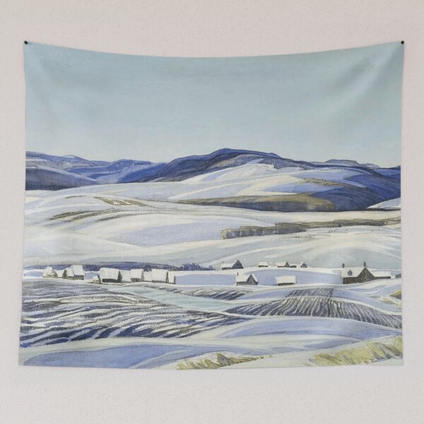 Item preview, Franklin Carmichael winter landscape, Matawa winter designed and sold by TheRedVineyard.