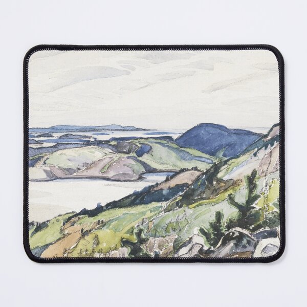 Item preview,  Franklin Carmichael, Untitled - La Cloche Region Overlooking Bay Of Islands, 1937  designed and sold by TheRedVineyard.