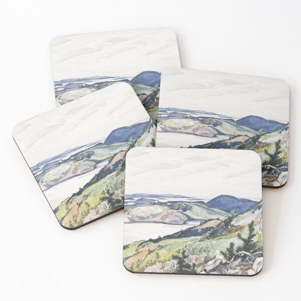 Item preview,  Franklin Carmichael, Untitled - La Cloche Region Overlooking Bay Of Islands, 1937  designed and sold by TheRedVineyard.