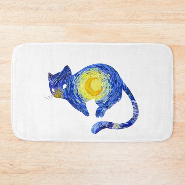 Item preview, Van Gogh Cat Starry Night Van Gogh Cat Lovers designed and sold by Vangoholic.