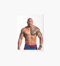 Dwayne Johnson Art Board