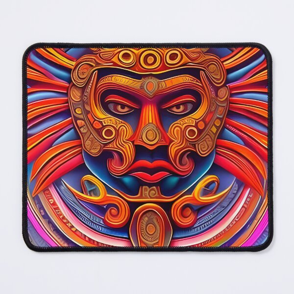 Item preview, New World Gods (12) - Mesoamerican Inspired Psychedelic Art designed and sold by TheThirdEye.