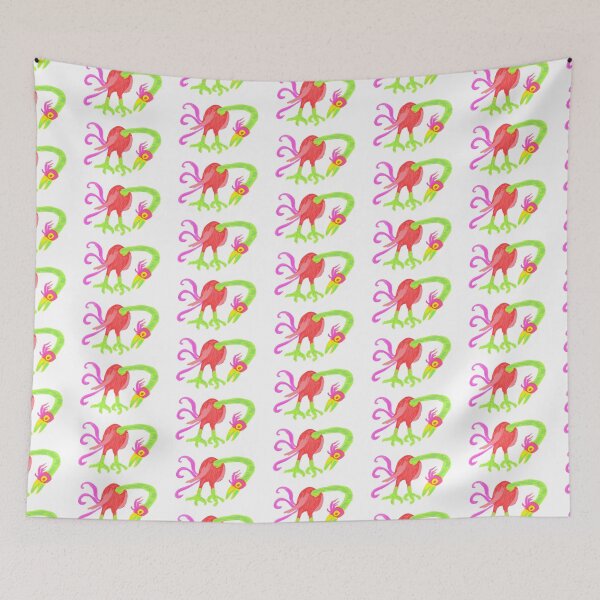 Item preview, Muchos pájaros extraños de cuello largo designed and sold by MiscibilityArt.