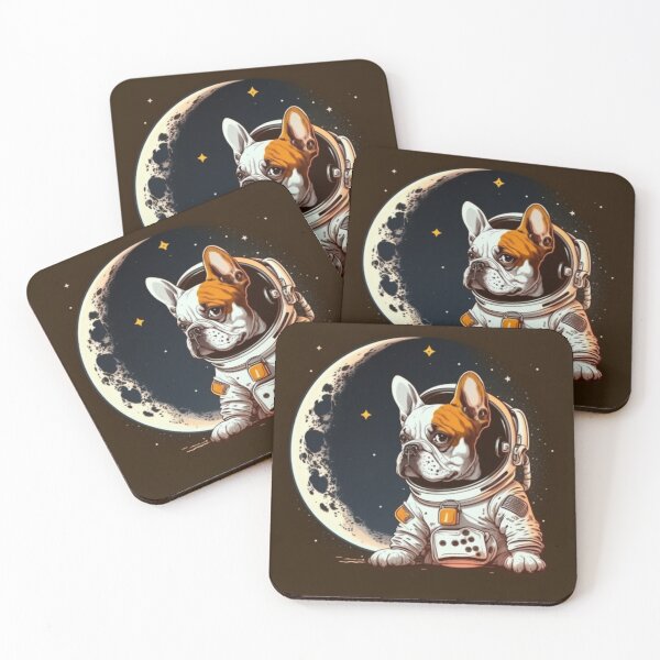 Item preview, Frenchie the Astronaut on the Moon French Bulldog designed and sold by PetsEnough.