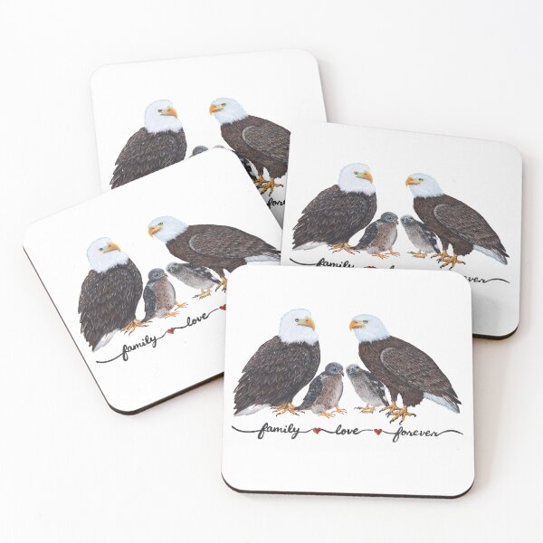Item preview, Bald Eagle Family Art designed and sold by Roy & Tiffany.