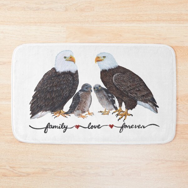 Item preview, Bald Eagle Family Art designed and sold by Roy & Tiffany.